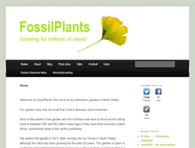 Tablet Screenshot of fossilplants.co.uk